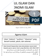 Dinul Islam Dan Ekonomi Islam