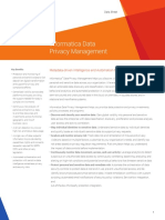 Informatica Data Privacy Management: Metadata-Driven Intelligence and Automation To Operationalize Privacy
