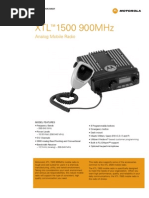 XTL 1500 900Mhz: Analog Mobile Radio