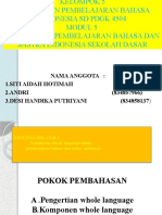 Pembelajaran Bahasa Indonesia SD