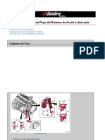 Diagrama de Flujo Del Sistema de Aceite Lubricante ISBCM550