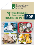 Act 101 and Recycling in Pennsylvania: Past, Present and Future