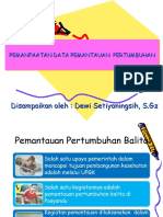 Pemanfaatan Data Penimbangan