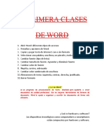 Mi Primera Clases de Word