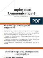 Employment Communication-2