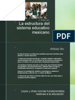 La estructura del sistema educativo mexicano