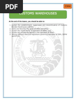 Customs Bonded Warehouses Guidelines | PDF | Warehouse | Customs