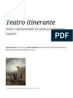 Teatro Itinerante - Wikipedia, La Enciclopedia Libre