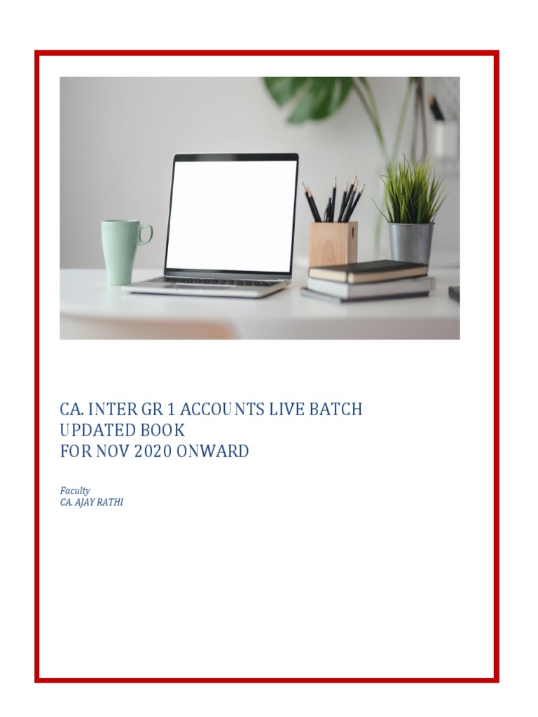 Advanced Accounting Concepts Overview | PDF | Interest | Present Value