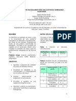 Determinación de La Constante de Equilibrio de Una Sustancia Homogenea Acido-Base