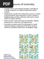 Measures of Centrality