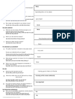 Exit Interview Form