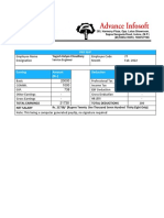 Yogesh Salary Slip Fab - March 22