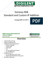 Genesys BSB Standard and Custom IP Addition: Using EDK 11 SP 4