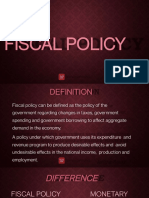 Fiscal Policy