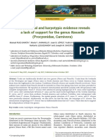 Mitochondrial and Karyotypic Evidence Reveals a Lack of Support for the Genus Nasuella