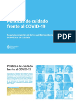 Políticas de Cuidado Frente Al COVID-19 Segundo Encuentro de La Mesa Interministerial de Políticas de Cuidado