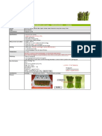 Green Asparagus (14.5 CM) : Especifications: Europa: Product Variety Origin Presentations