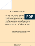 Sérgio Salomão Schecaira - Alegações Finais - Edson Passetti