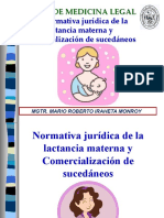Normativa Jurídica de La Lactancia Materna