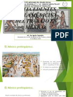 Antecedentes de La Medicina Del Trabajo en México