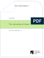 The Laki Variety of Harsin Grammar Texts