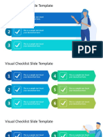 Visual Checklist Slide Template: This Is A Sample Text. Insert Your Desired Text Here