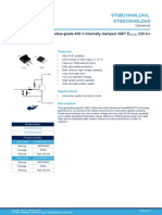 Automotive-Grade 400 V Internally Clamped IGBT E 320 MJ: STGB25N40LZAG, Stgd25N40Lzag