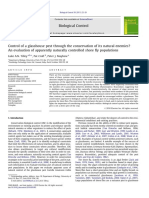 Control of a glasshouse pest through the conservation of its natural enemies An evaluation of apparently naturally controlled shore fly populations