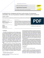 Coordinated Pest Management Decisions in The Presence of Management Externalities - The Case of Greenhouse Whitefly in California-Grown Strawberries