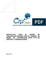 Cnt_2014v1 - Instrutivo Para El Diseño de Canalizacion Interna Para El Tendido de Redes de Distribucion Gpon Ftth en Edificios y Urbanizaciones