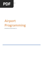 Airport Programming: Intgrated Design Project Iv