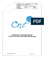 CNT - 2017v2 - Normativa de Construccion de Planta Externa Con Fibra Optica Odn