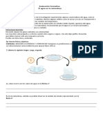 Evaluación Formativa El Agua