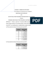 Alivio Fiscal Para Pequeños Contribuyentes y Autónomos.