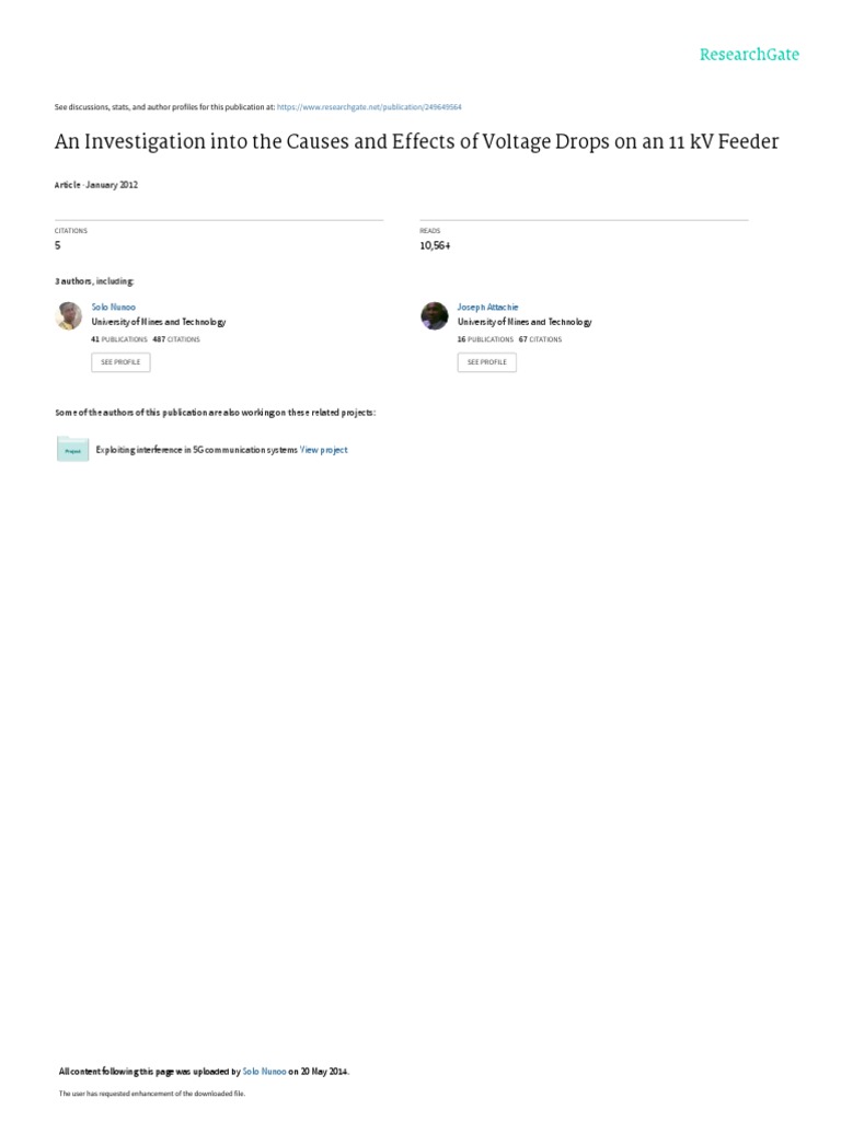 1.EEE 1110 019 An Investigation Causes Effects Voltage Drops 11kV