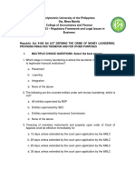 BSA 3-9 - Gr3 - RA 9160 - Questionnaires