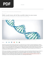 DNA Could Store All of The World's Data in One Room - Science - AAAS