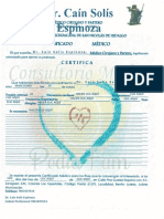 Certificado médico