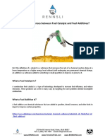 FEROX What Are The Differences Between Fuel Catalyst and Fuel Additives