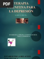 Terapia Cognitiva para La Depresión