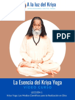 Kriya Yoga: Los medios científicos para la realización en Dios