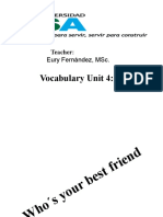 English IV Vocabulary Unit 4