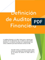 Informacion de Auditoria Financiera