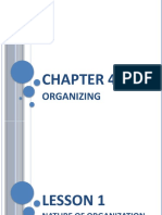 Chapter 4 Organizing - Org. and Mgt.