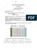 Guía de Aprendizaje de Matemática sobre Redondeo a Decenas y Centenas