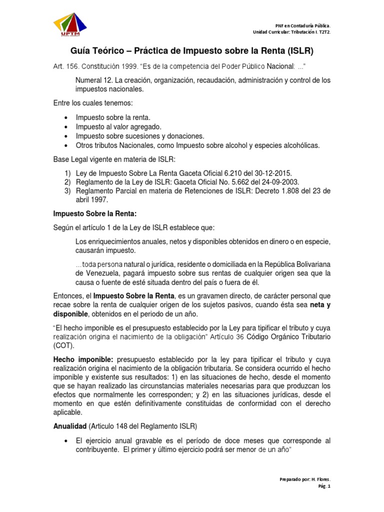 Artículo 177 Reglamento ISLR | PDF | Impuestos | Impuesto sobre la renta
