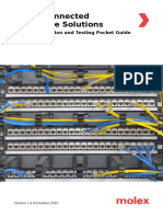 Molex Connected Enterprise Solutions: Onsite Installation and Testing Pocket Guide