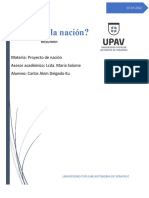 Resumen de Nacion - Proyecto de Nación