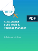 04 - Build Tools Checklist